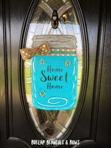 Mason Jar Door Hanger (click to see all)