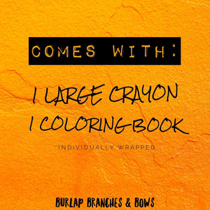 Halloween Crayon Coloring Sets