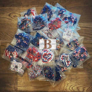 Patriotic Scrunchies