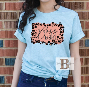 Leopard Boss Babe T-Shirt