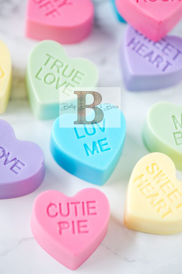 Conversation Hearts Soaps