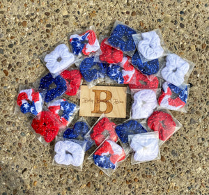 USA/Patriotic Scrunchies