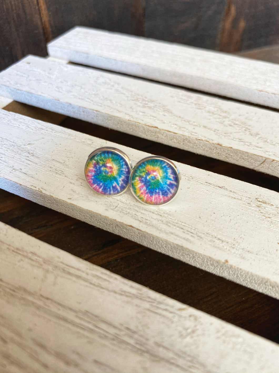 Tie Dye Earrings