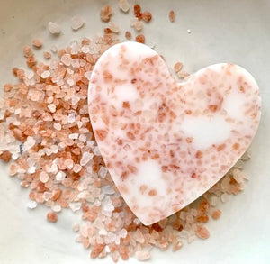 Exfoliating Himalayan Sea Salt Heart Soap