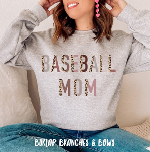 Boho Baseball Mom T-Shirt