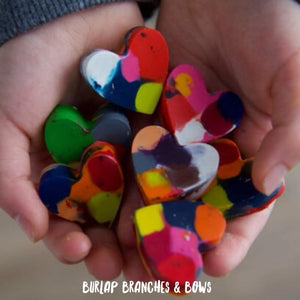 Valentine’s Heart Crayon Coloring Sets