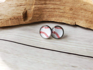 Baseball Earrings