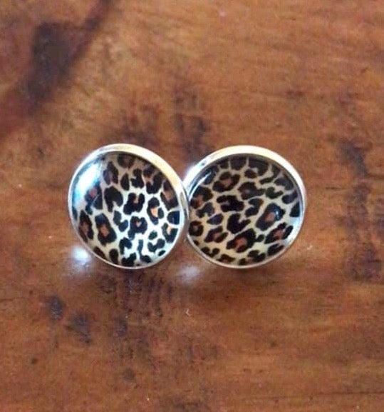 Leopard Print Earrings