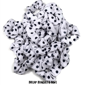 Polka Dot Scrunchies