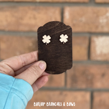 Load image into Gallery viewer, Wooden Stud Earrings (click here to see all designs)
