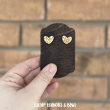 Load image into Gallery viewer, Wooden Stud Earrings (click here to see all designs)
